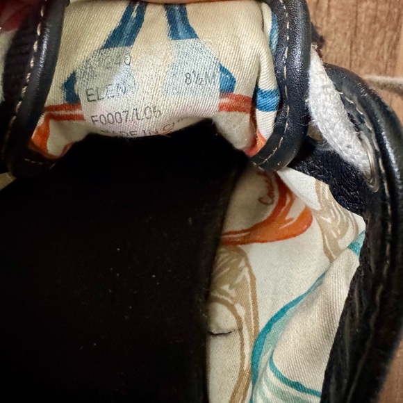 Coach Women’s Casual Black Canvas Sneakers Size 8.5 - Picture 7 of 9